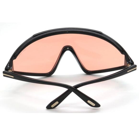 Tom Ford Black Amber Lorna FT 1121 01E Ski Shield Sunglasses - Picture 15 of 15